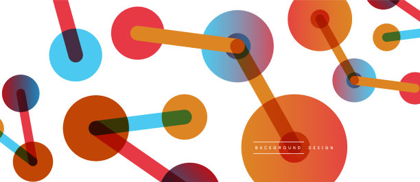 线点连接几何抽象图片下载