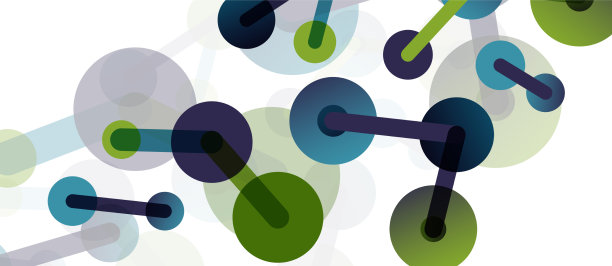 抽象的背景圆点由线连接图片下载