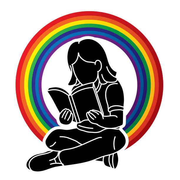 一个女孩坐着读书，孩子学习图片下载