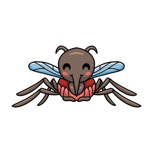 可爱的小蚊子卡通造型图片下载