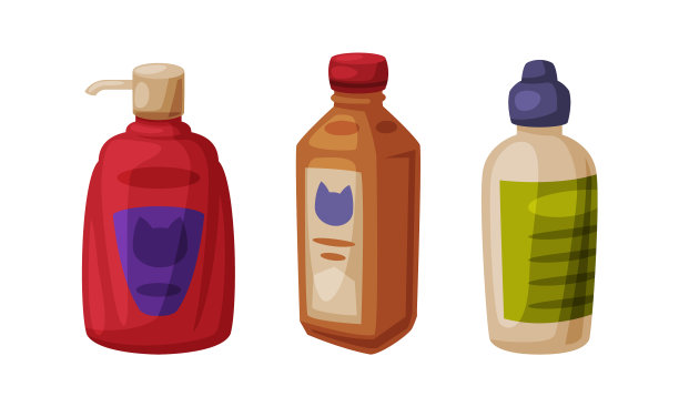 宠物用的化妆瓶为宠物提供用品图片下载