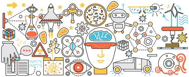 未来科技人工智能机器人图片下载