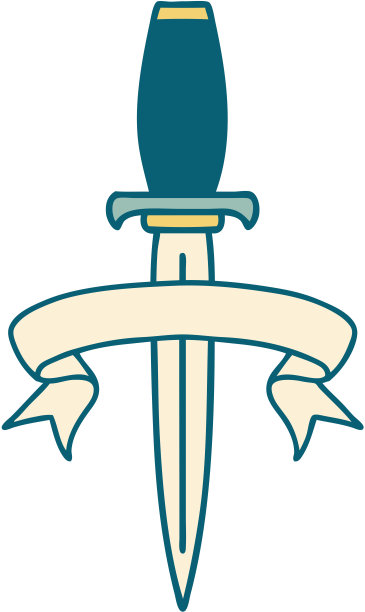 刺青的一面是匕首图片下载