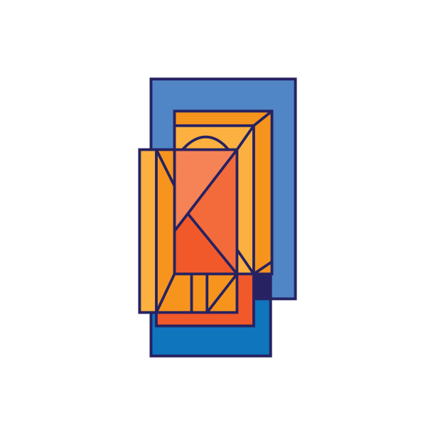 首字母设计门线模板设计图片下载