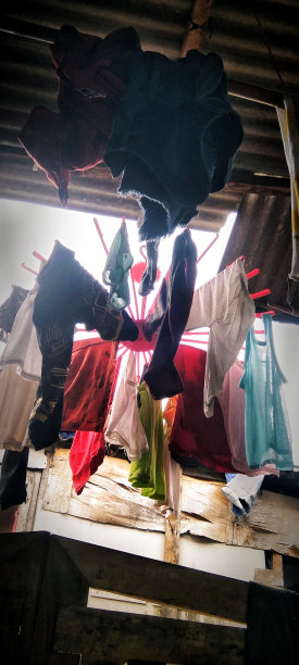 晾衣绳的肖像图片下载