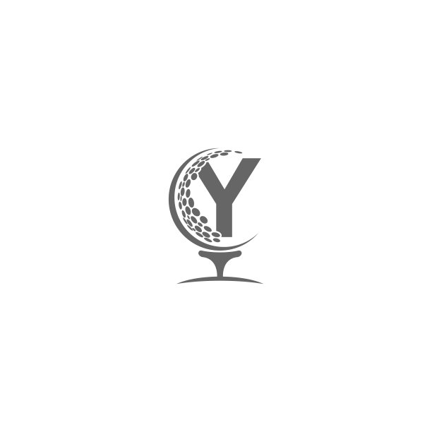 字母Y和高尔夫球logo设计图片下载