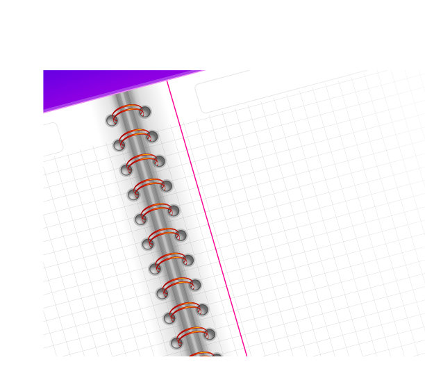 打开螺旋笔记本的特写图片下载