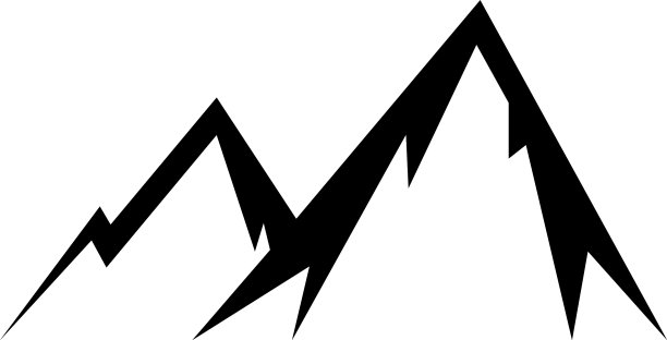 山图标设计模板隔离图片下载