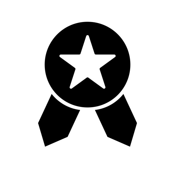 颁发明星及格徽章图片下载