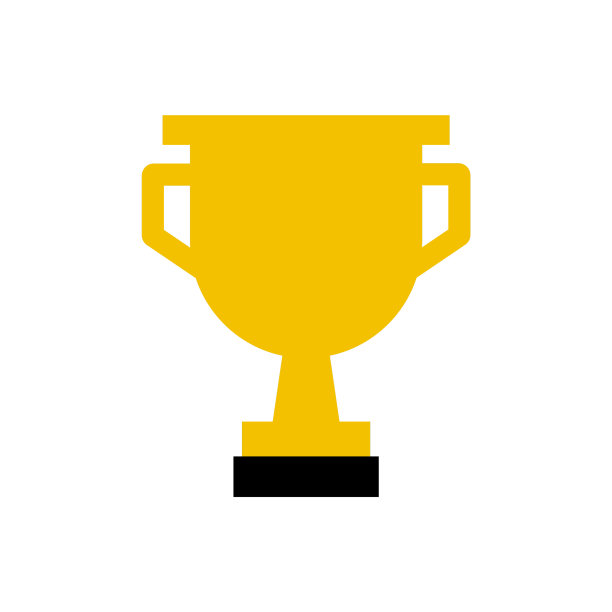 冠军奖杯的金杯图标图片下载