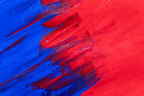 蓝色和红色图片下载