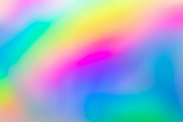 抽象模糊全息彩虹箔彩虹背景图片下载