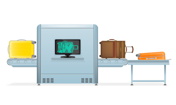机场行李扫描仪图片下载