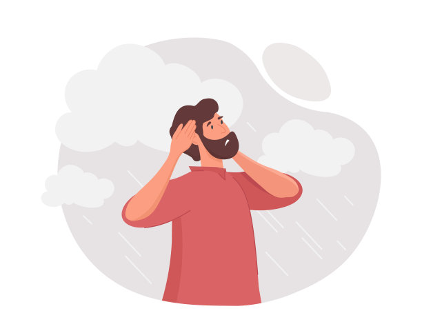 抑郁症的概念图片下载