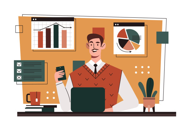 商人使用笔记本电脑图片下载