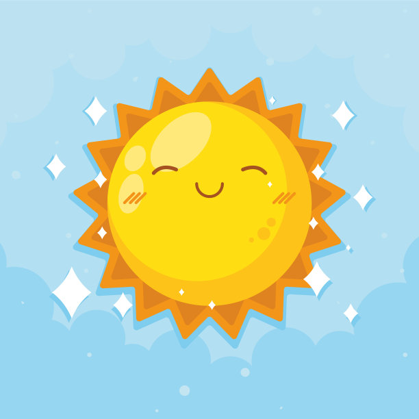 美丽的阳光卡哇伊性格图片下载