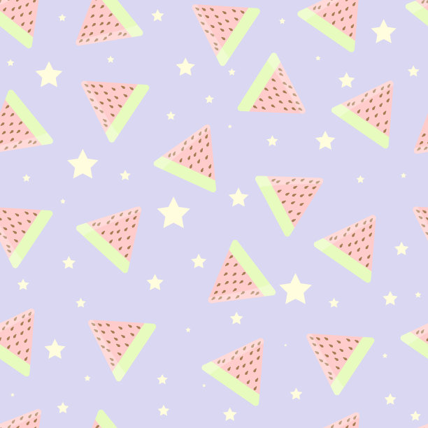 水果无缝图案与西瓜图片下载