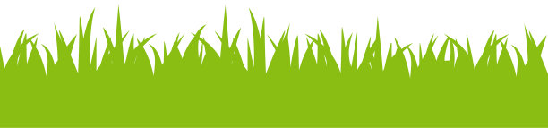 全景无缝草剪影图片下载