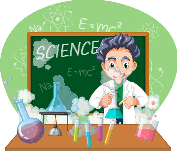 一位科学家在实验室里用白色做实验图片下载