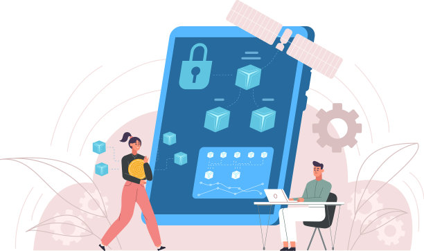 区块链技术商业人士区块链图片下载