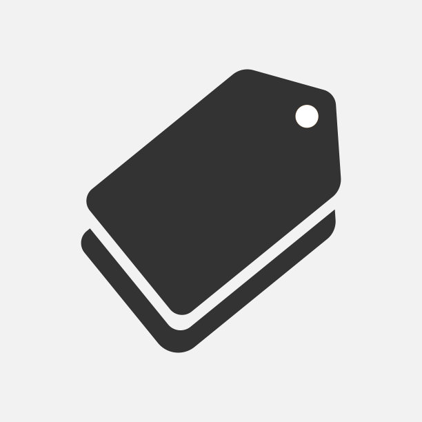 价签图标标签标签图标孤立扁平图片下载