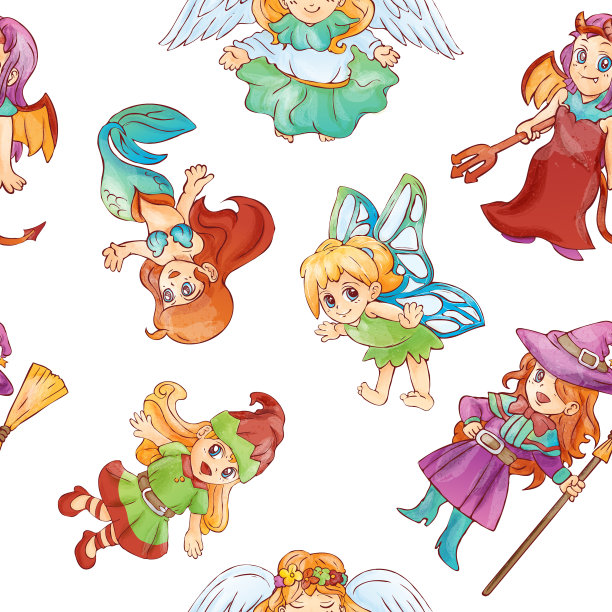 孩子们的cosplay就像童话般天衣无缝图片下载