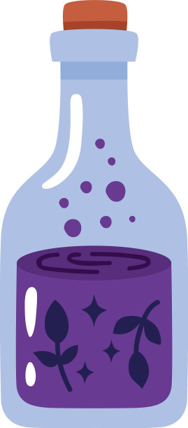 紫色魔药魔瓶图片下载