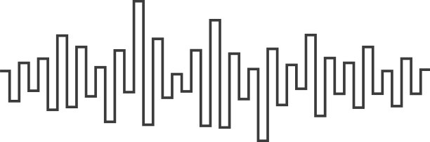 音频信号数字均衡器声波图标图片下载