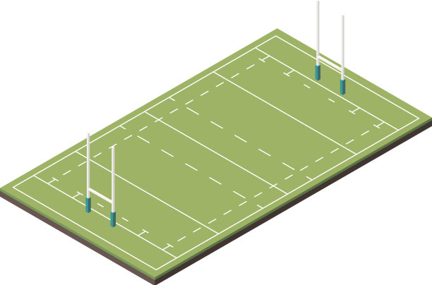 美式足球场地构成图片下载