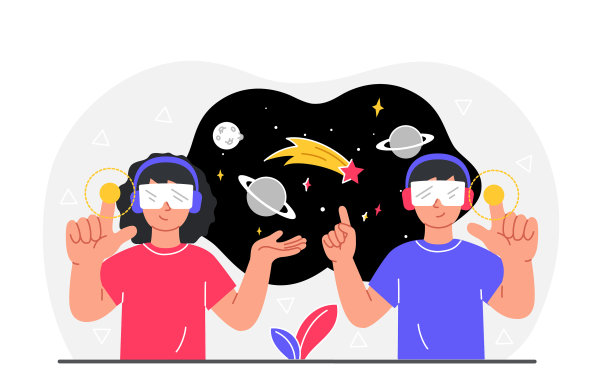 虚拟现实的概念图片下载