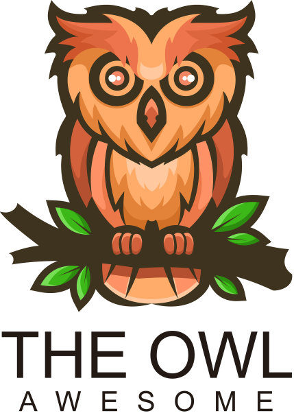 猫头鹰的标志图片下载