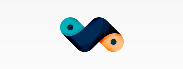 创意几何壁纸圆形箭头形状图片下载