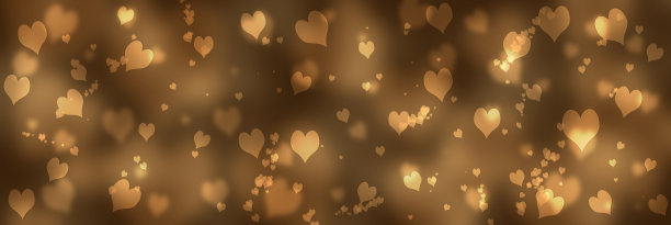 有爱心的情人节或婚礼背景。装饰，浪漫爱情散景背景。三维演示图片下载