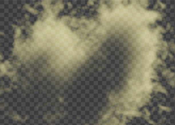 雾或烟隔绝透明特效图片下载