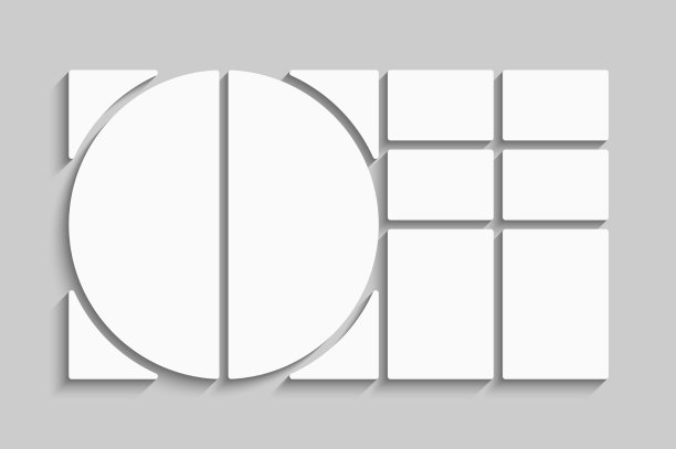 模板拼贴八帧图像照片图片下载