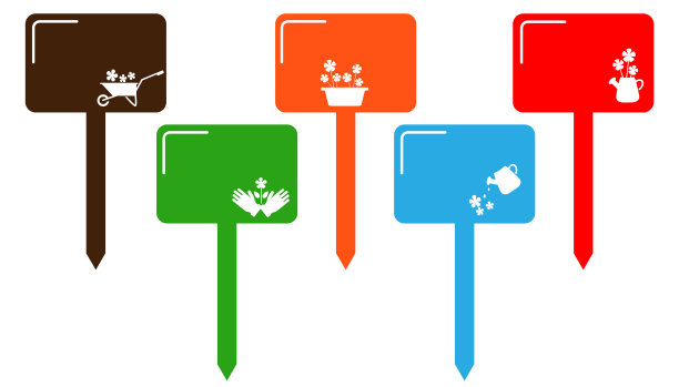 为花园矩形苗木浇头图片下载