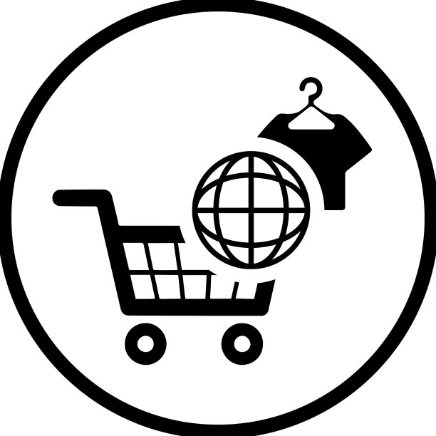 全球配送图标黑色图片下载
