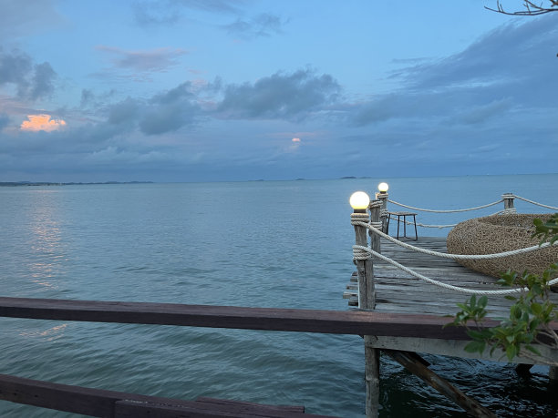 晚上的大海图片下载