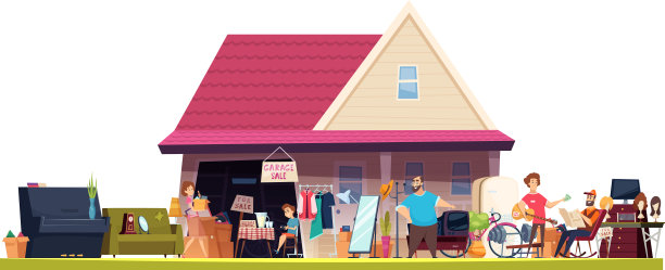 跳蚤市场购物市场的古董玩具图片下载