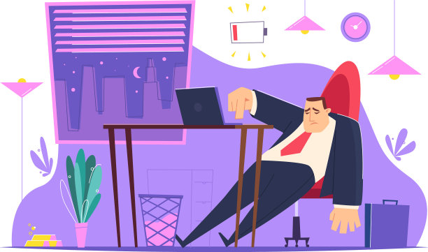 职场倦怠型管理者的倦怠性格图片下载