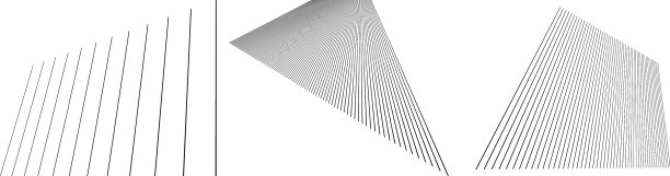 一组三维消失的收敛线条纹图片下载
