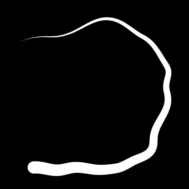 随意蜿蜒曲折的线条弯弯曲曲起伏图片下载