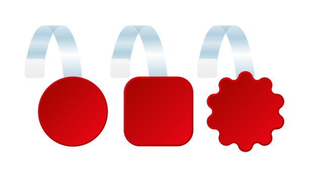 广告销售不稳定的人。价格标签。折扣促销。矢量插图。图片下载