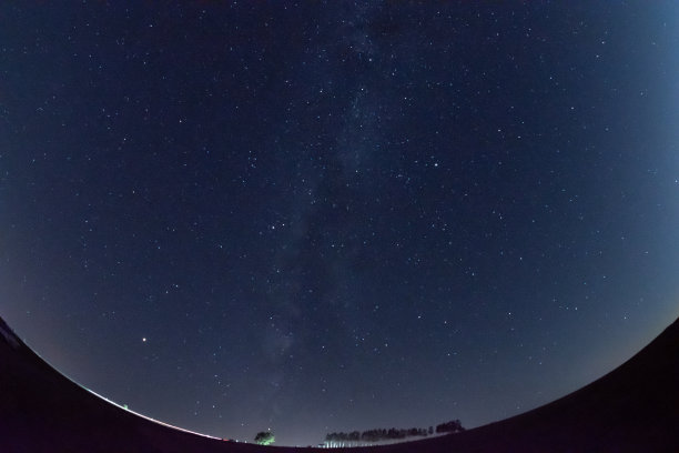 夏天夜空中的银河图片下载