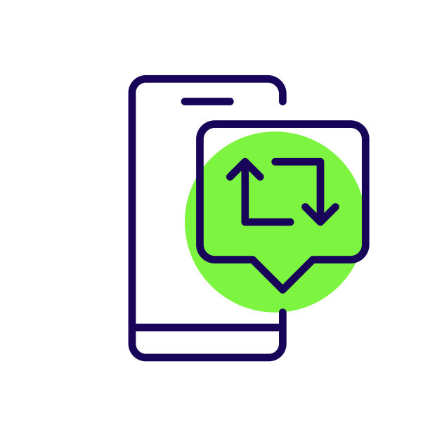 用像素完美的智能手机转发信息图片下载