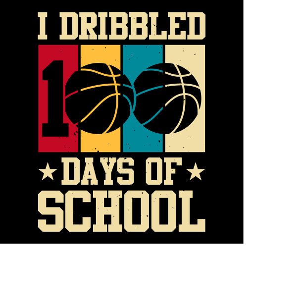 有趣的孩子复古篮球t恤设计图片下载