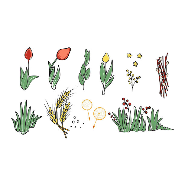 复活节快乐装饰复活节卡片横幅图片下载