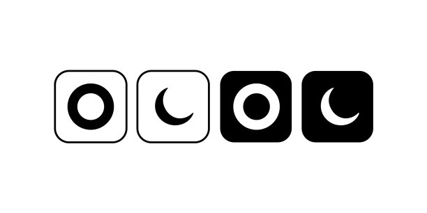 光明和黑暗象征着太阳和月亮与黑暗和图片下载