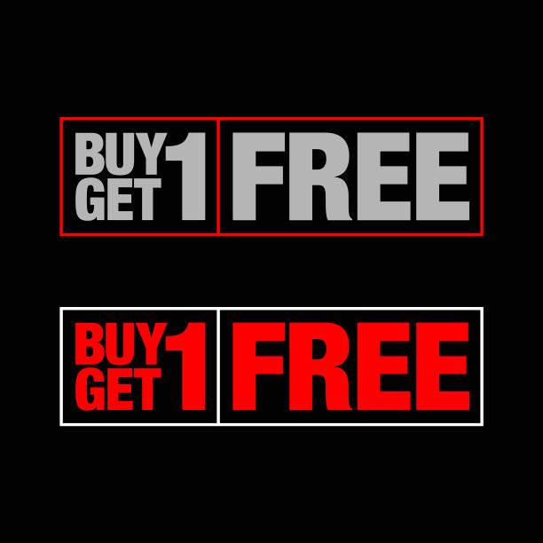 购买1得到1免费印刷单位得到1免费图标图片下载