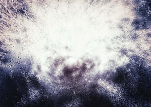 黑暗中烟雾缭绕的插图图片下载